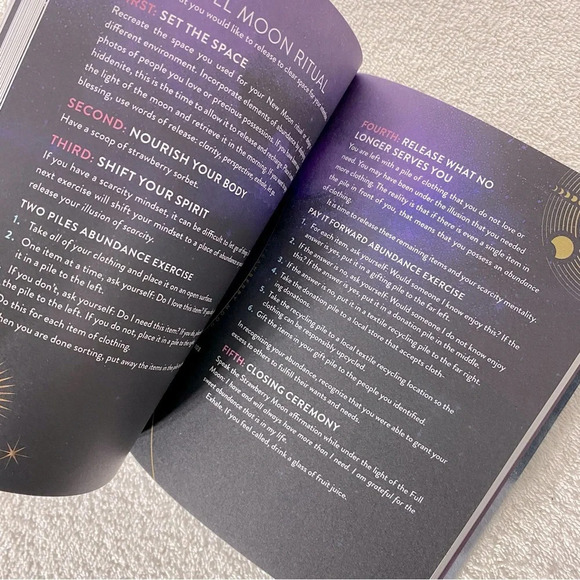 Living Lunarly With Kiki Ely Self Care Powered By The Moon  Hard Cover Book - Picture 8 of 13